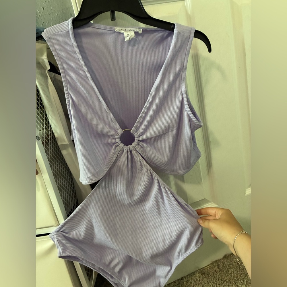 Lavender Ring Detail ( body suit )